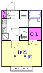 サントリーニ２の物件間取画像